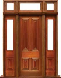 cricket bat: double door +  two sidelights