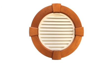 porthole louvre sash with keyblock architrave