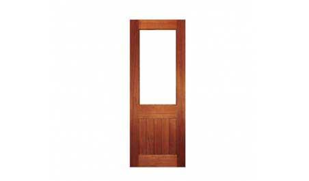 V J plank vestibule 1 light: door only