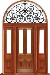 glazed cricket bat: double door