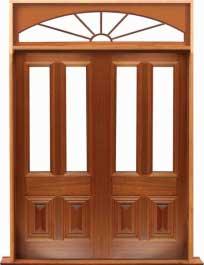 glazed cricket bat: double door