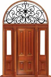 cricket bat: double door +  two sidelights