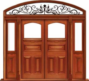 edwardian: door in frame