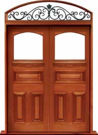 edwardian: door in frame