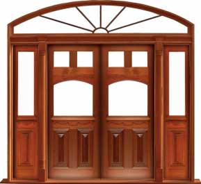 queen anne: door in frame