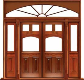 queen anne: door in frame