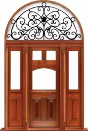 queen anne: door in frame