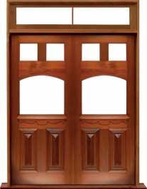 queen anne: door in frame