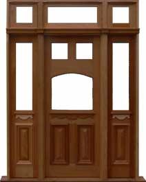 queen anne: door in frame