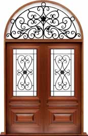sovereign iron: single door + sidelight on left