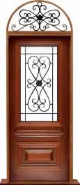 sovereign iron: single door + sidelight on left