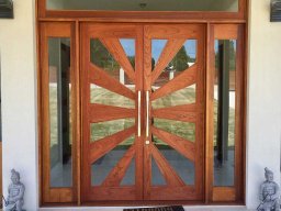 Contemporary door and sidelight entries gallery