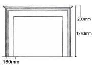 Woodworkers mantlepiece MP12